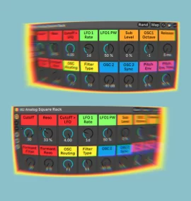 Analog + Wavetable Techno Lead Racks