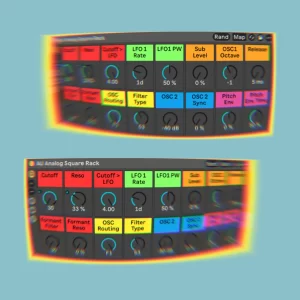 Analog + Wavetable Techno Lead Racks
